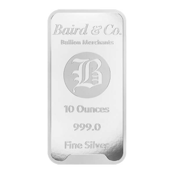 10oz Baird & Co Silver Bar