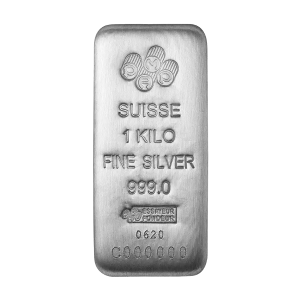 1kg PAMP Cast Silver Bar