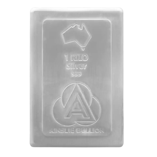1kg Ainslie Silver Stacker Bar