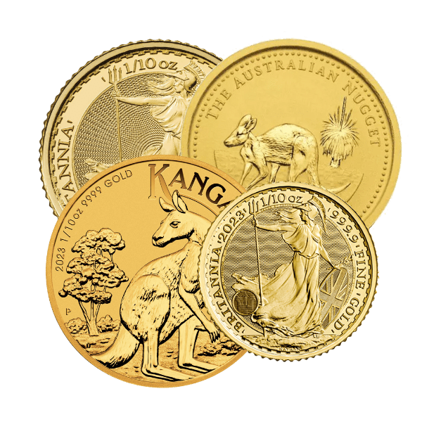 preview of our 1/10oz Gold Coins range