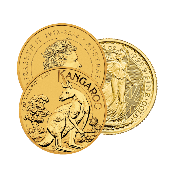 preview of our 1/4oz Gold Coins range