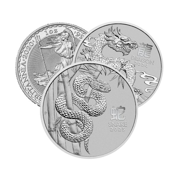 preview of our 1oz Platinum coin range