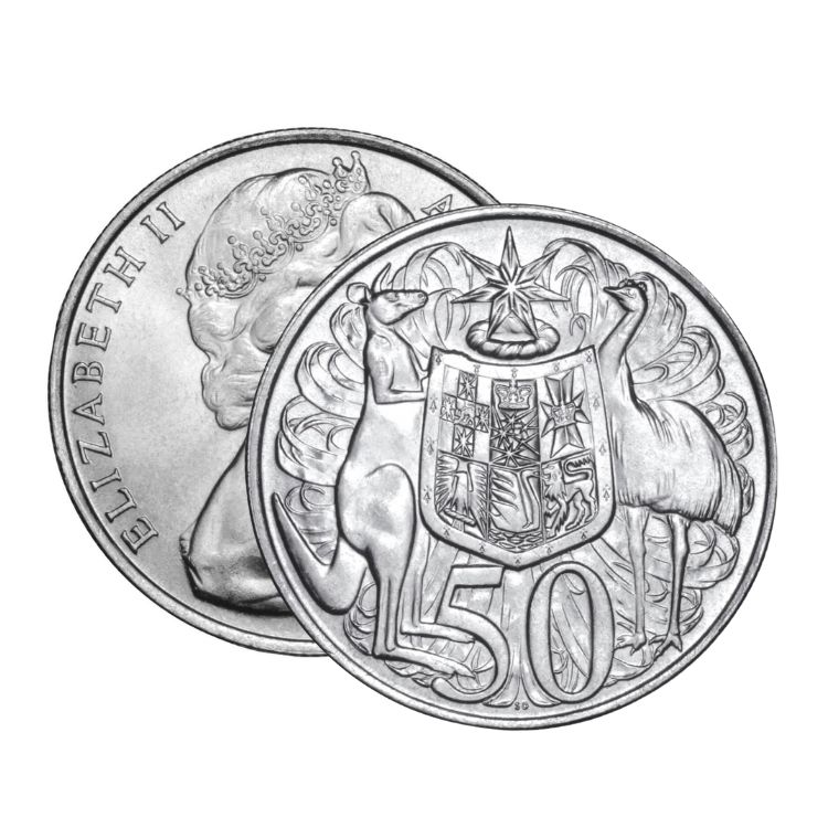 preview of our 1966 50c Silver Round Coin range